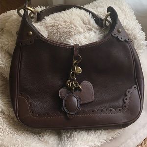 Chocolate Brown Leather Luella purse